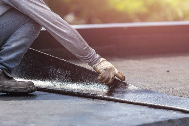Professional Crawl Space Encapsulation technician working in Rudolph, OH